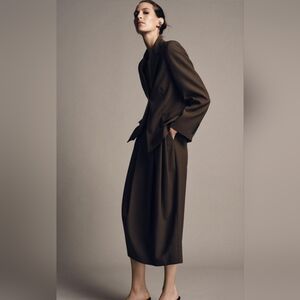 Zara Brown Maxi Skirt